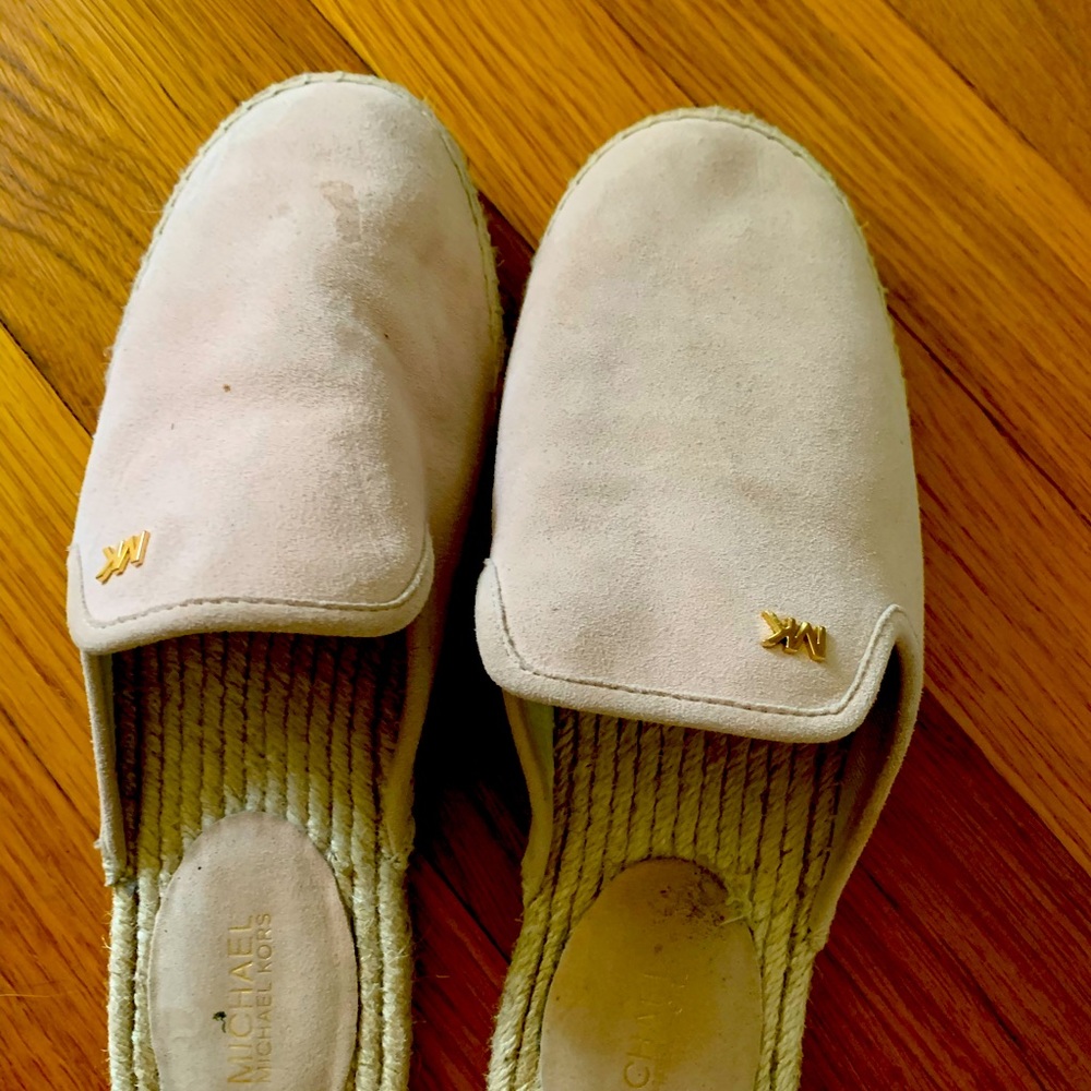 Michael Kors pale pink mules size 81/2